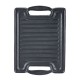 Dobbeltsidet støbejernsgrillplade, 36x25 cm | Støbejernsplade Dobbeltsidet støbejernsgrillplade, 36x25 cm | Støbejernsplade | |