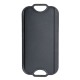Dobbeltsidet støbejernsgrillplade, 51x26 cm | Støbejernsplade Dobbeltsidet støbejernsgrillplade, 51x26 cm | Støbejernsplade | |
