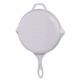 Emaljeret støbejernspande Hosse, Ivory, Ф28cm | Flad støbejernspande Emaljeret støbejernspande Hosse, Ivory, Ф28cm | Flad støbejernspande | Støbejernspande |