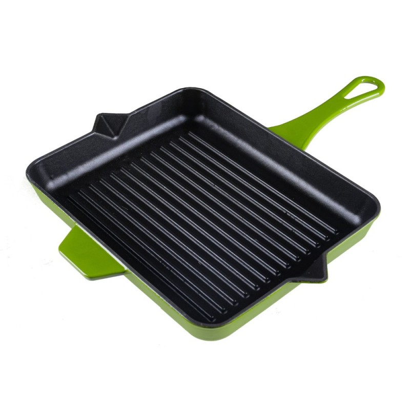 Emaljeret støbejernspande til grill Hosse, Bamboo, 23x32cm - 